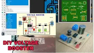 making a voltage booster printed circuit board with cnc 3018||Electronics Projects