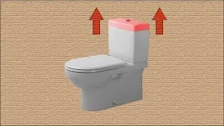 Как снять крышку с бачка унитаза