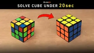 How To Be Sub-20 On 3x3 cube | CFOP Method | Cubelelo