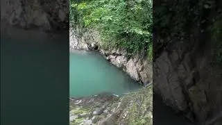 Сочи. Лазаревское, Свирское ущелье, водопад (Тёщины слёзы) 