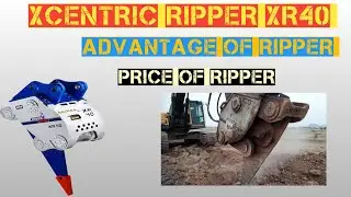 Xcentric Ripper working | volvo 360 | working in Hard strara| Excavation Tool