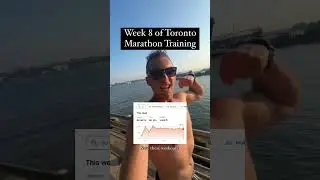 Week 8 of Toronto Marathon training 💪💨 #shorts #fitness #running