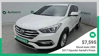 New Arrival - 2017 Hyundai SantaFe The Prime -Diesel - $7,595 #korea #hyundai #santafe