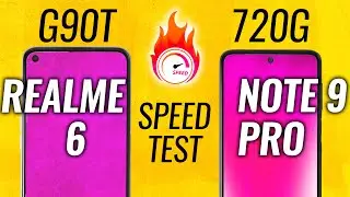 Realme 6 vs Redmi Note 9 Pro Speed Test - G90T Better Than 720G? Final Verdict!