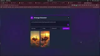 AI Image Generator Using JavaScript + API | Open-Source Project Showcase