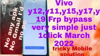 Vivo y12 Frp bypass.vivo y11 Frp bypass.vivo y15 Frp bypass.vivo y17 Frp bypass.all vivo Frp unlock