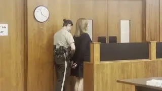 Misty Noel was handcuffed at the end of her sentencing in corruption scandal
