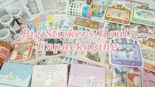 Big Korean Inspired Stickers Haul #stationeryhaul #unpackaging