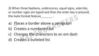 MS Word Question | MS Word के टॉप 10 प्रश्न | MS Office Questions | MS Word Computer Question #6