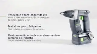 Ferramentas Festool - Aparafusadora de bateria DWC 18-4500
