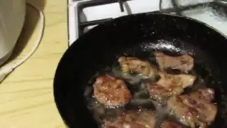 жареное мясо в соевом соусе