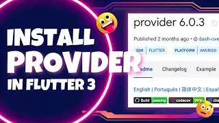 6- How To Install Provider in Flutter 3 | Flutter Tutorial