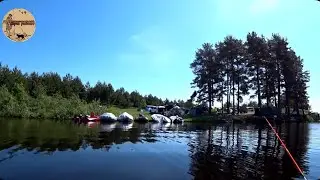 Долгожданная рыбалка,Открытие сезона на озере.Рыбалка на дорожку. Сamping ,fishing,bushcraft,