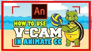 How to use V-cam in Flash or Animate CC | Adobe Animate CC Camera | Virtual Camera Tutorial