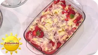 Spaghettieis-Kuchen selber machen - das perfekte Sommer Rezept | SAT.1 Frühstücksfernsehen