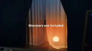No Monsters included behind IKEA curtains
