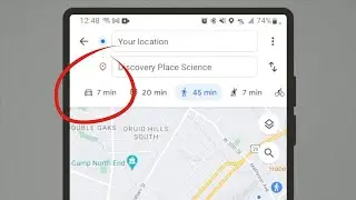 Change Google Maps directions walking to driving