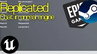 Multiplayer chat in UE4 and UE5