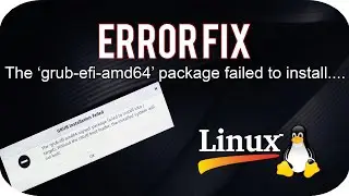 FIX: The 'grub-efi-amd64-signed' package failed to install.., Linux Distros Installation (UEFI Mode)