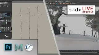 Live Stream : Painting Naturalistic Trees in Rebelle for Film and Games