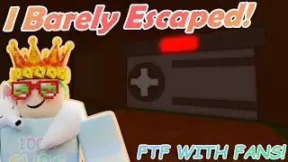 I Barely Escaped!! Flee the Facility With Fans