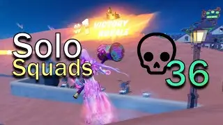 36 Kill Solo vs Squads (High Kill Fortnite Gameplay - Keyboard and Mouse)