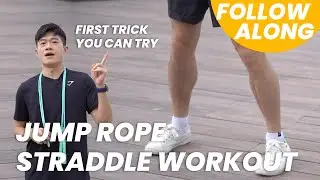 Learn Jump Rope Side Straddle in 5 mins | Your First Jump Rope Tricks | Follow Along