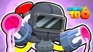 Обзор топового клеемётчика с суперклеем в Bloons TD 6! (Блунс ТД, БТД, BTD)