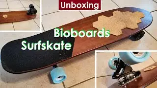 Bioboards SURFSKATE mit Kork-Grip und Achsfederung - Neptuno 35