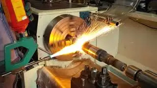 Spray welding a pump shaft