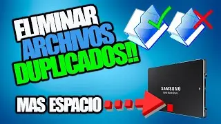 !!Optimiza Al Máximo TU DISCO DURO HDD o SSD!! - ELIMINAR archivos DUPLICADOS en WINDOWS - H