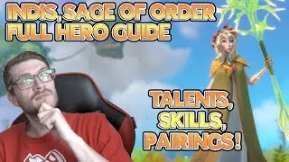 [Hero Guide] Indis, Sage of ORDER! Full Hero Guide! Support Tank Healing Talents and Pairing! OP?!