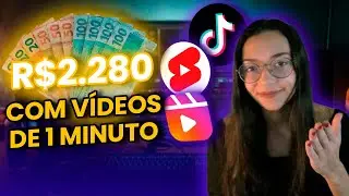 Como ganhar R$ 2.000 REAIS editando VÍDEOS DE 1 MINUTO