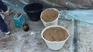 The composition of the art concrete mixture is simple and clear, detailed by $tonecrafter
