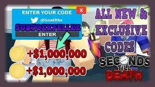 ALL [OP] SECONDS TIL DEATH CODES - MY OWN EXCLUSIVE CODE - GAMEPLAY -   Seconds Till Death   Roblox