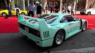 Chassis No. 001 Ferrari F50 & Green Ferrari F40 | LEGENDARY Ferrari's At Miami Concours!