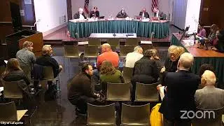Lafayette City Council Meeting, November 25