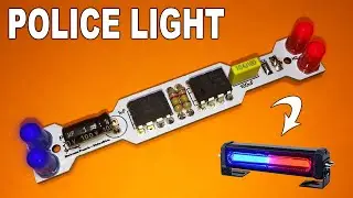 Police Light DIY with NE555 - PCB Tutorial