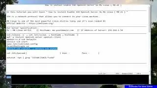How to install Enable SSH Openssh-Server On Mx Linux ( MX-21 )