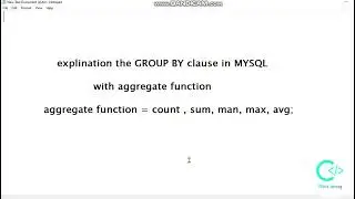 Group By in SQL tutorial in Urdu/Hindi