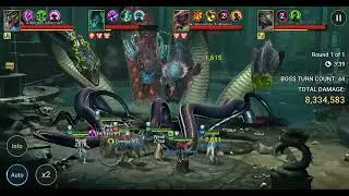 Raid Shadow Legend 2024 Post Hydra Buff Rotation 2 Hard 1 Key Comp #4