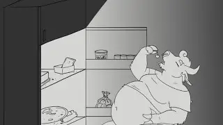 Fat furry animation 15