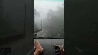 Perjalanan Ke Tawangmangu dengan Cuaci extreme, jarang pandang terbatas karena embun dan hujan deras