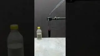 Liquid permanganate and glycerine #shorts  #psychoscientist