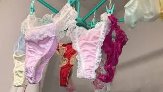 Wash and Dry - Hanging Underwear Clip Rack #2 | Lingerie Underwear Collection | LACE RUFFLE STYLE
