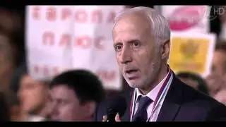 Спор Собчак на глазах у Путина с чеченским журналистом!