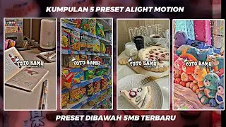 KUMPULAN 5 PRESET AM🎟️ DIBAWAH 5MB📸 TREND TIKTOK 🦖