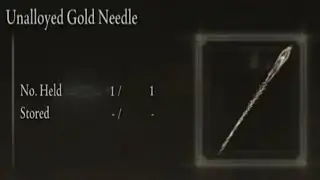 Unalloyed Gold Needle Elden Ring - Where To Use The Unalloyed Gold Needle In Elden Ring