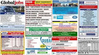 ASSIGNMENTS ABROAD TIMES JOBS | GLOBAL JOBS TODAY | UK UAE KUWAIT BAHRAIN SAUDIARAB OMAN QATAR JOBS