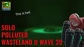 ROBLOX - TDS | Solo Polluted Wasteland II to Wave 39 - Raw Footage